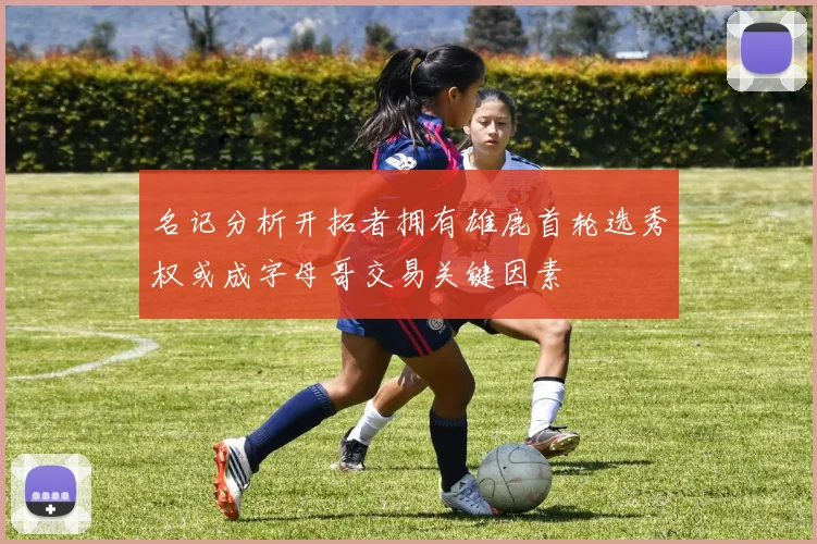 名记分析开拓者拥有雄鹿首轮选秀权或成字母哥交易关键因素